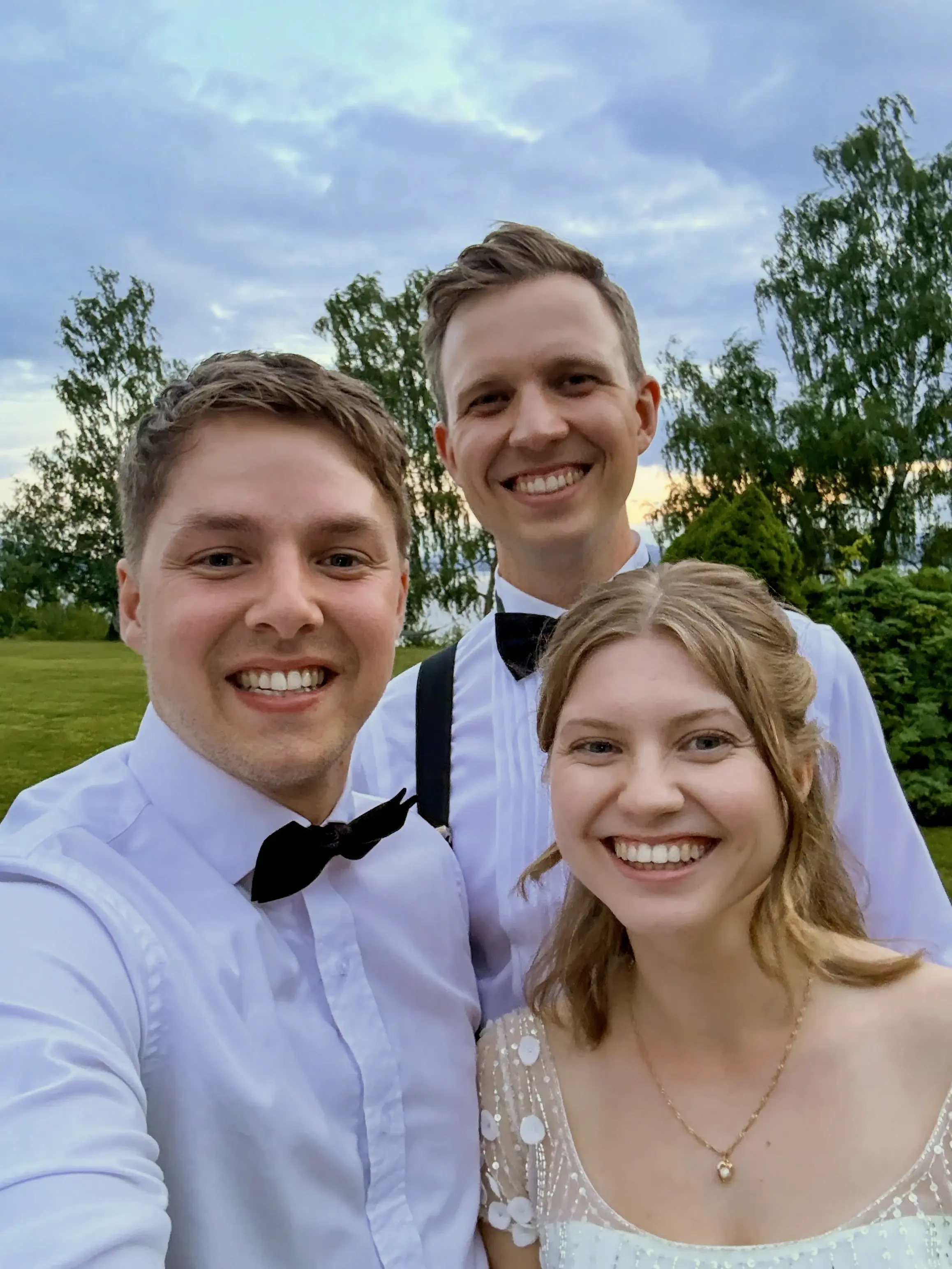 Jonathan, grunnlegger av Toastmasteren, i bryllup